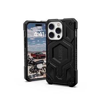 強強滾優選~UAG iPhone 15 Pro 磁吸頂級殼-碳黑