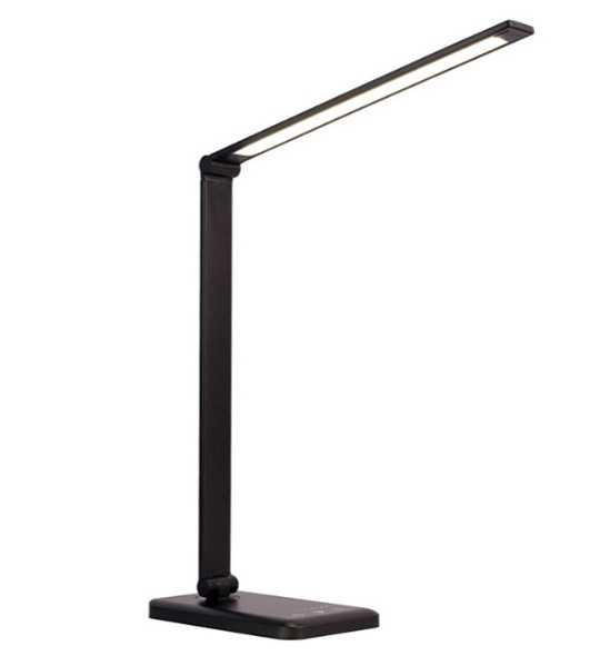 強強滾優選~【ikanolife】LED無線充電護眼檯燈_可調色溫光源_USB供電