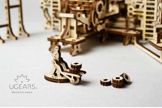Ugears 機械小鎮-機器人工廠 Robot Factory model