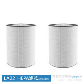 強強滾-LIFAair LA22 HEPA濾芯 (LA502專用)