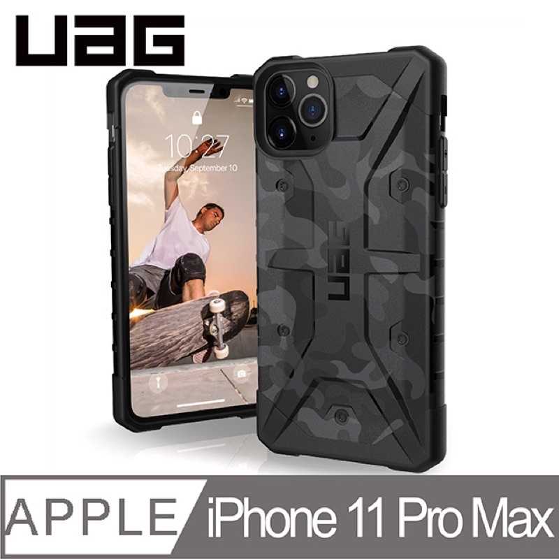 強強滾-UAG iPhone 11 Pro Max 耐衝擊迷彩保護殼-黑/綠 手機殼