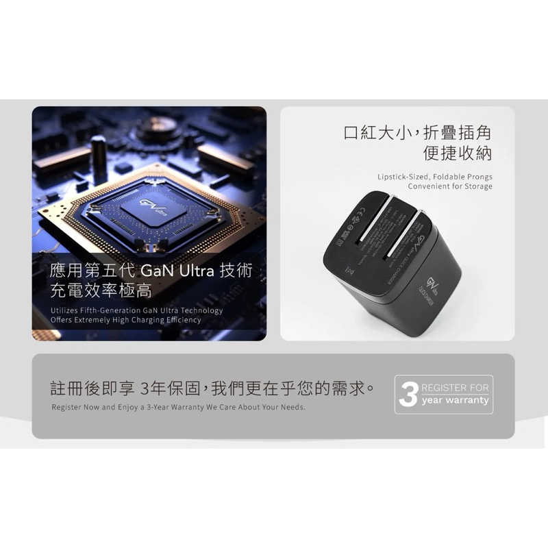 強強滾生活 GC ApexVolt PD30W GanUltra 充滿快樂 電源供應器