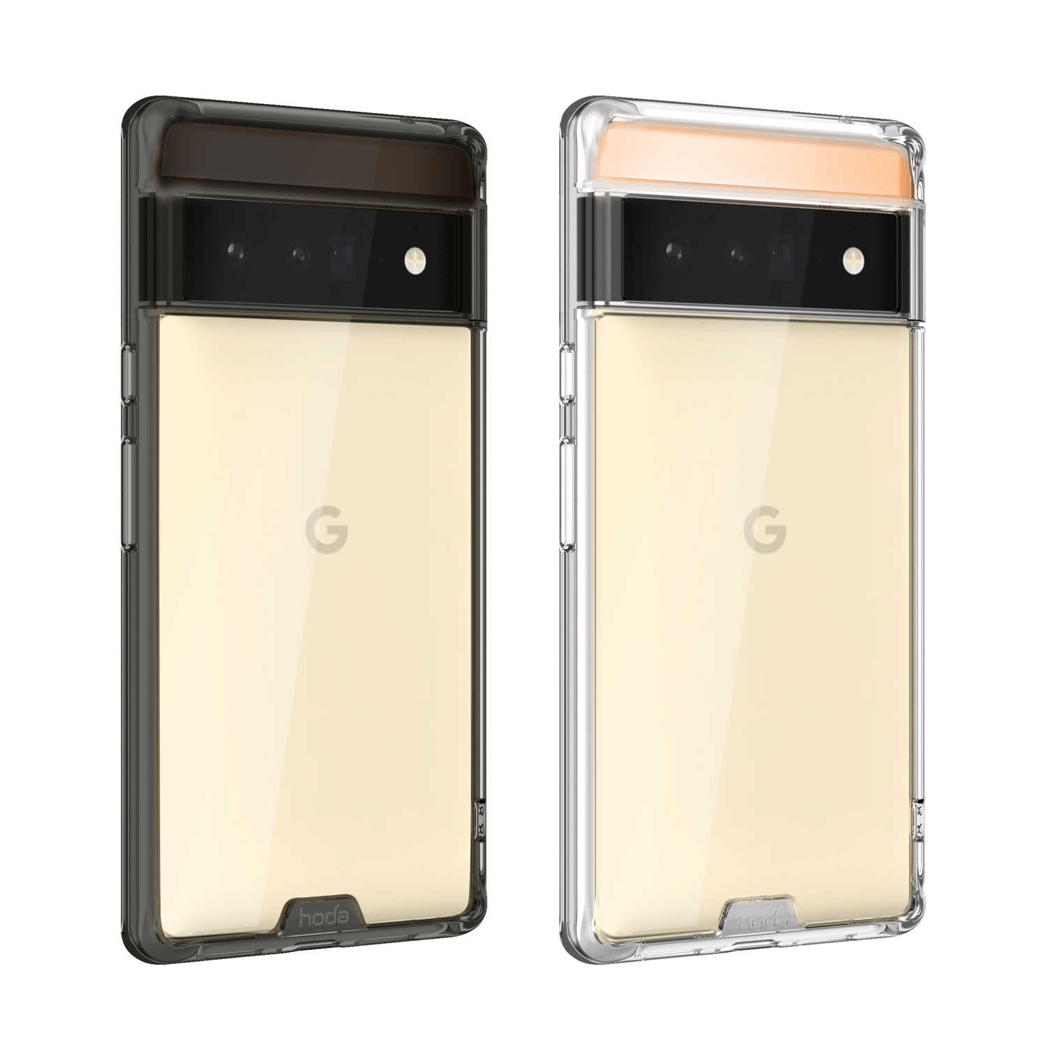 強強滾-hoda【Google Pixel 6 Pro】晶石鋼化玻璃軍規防摔保護殼