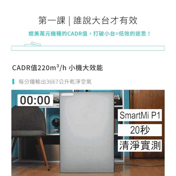 強強滾生活🍏智米 SmartMi P1空氣清淨機(小資族的空氣增質學)app控制