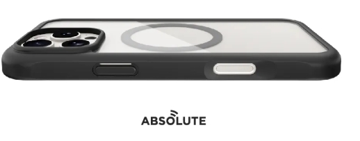 強強滾優選~ ABSOLUTEiPhone16全系列極墨黑無瑕透明防摔保護殼