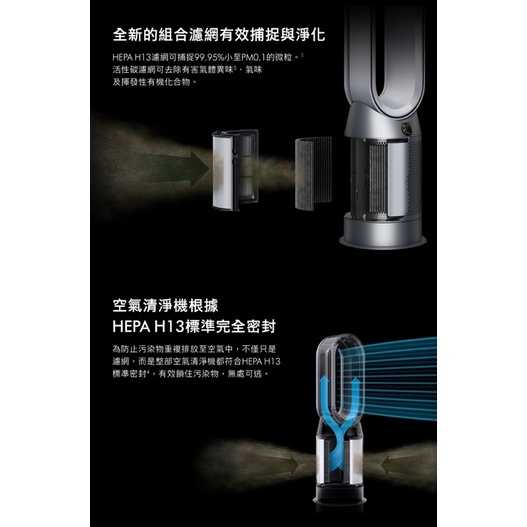強強滾生活-Dyson Purifier Hot+Cool 三合一涼暖空氣清淨機 HP07
