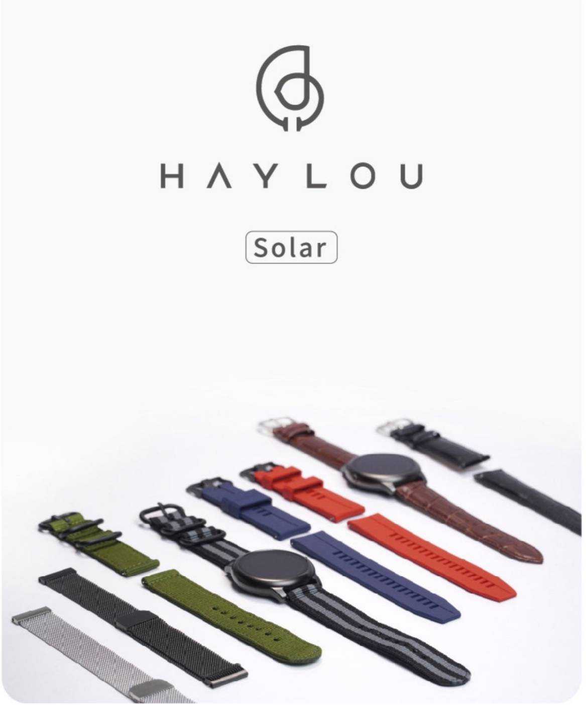Haylou Solar智慧手錶台灣版 手環 心率運動 運動 line通知
