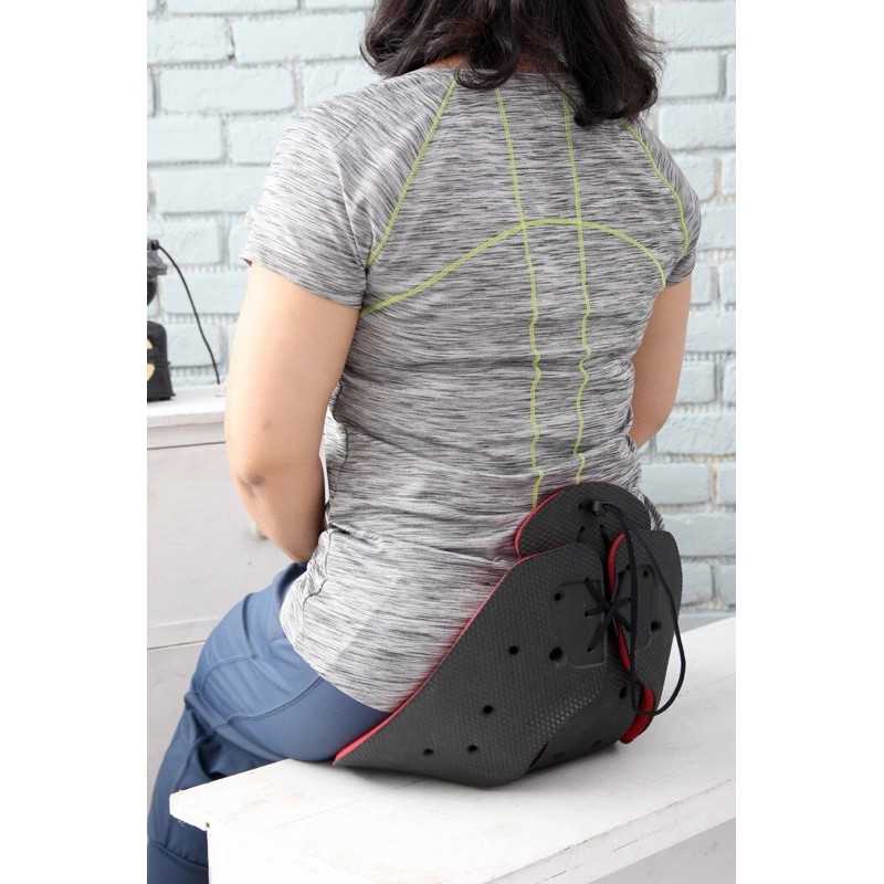 強強滾-KUONAO | 專利張力式多段弧度可調端正坐姿智慧坐墊 (蜜桃粉)