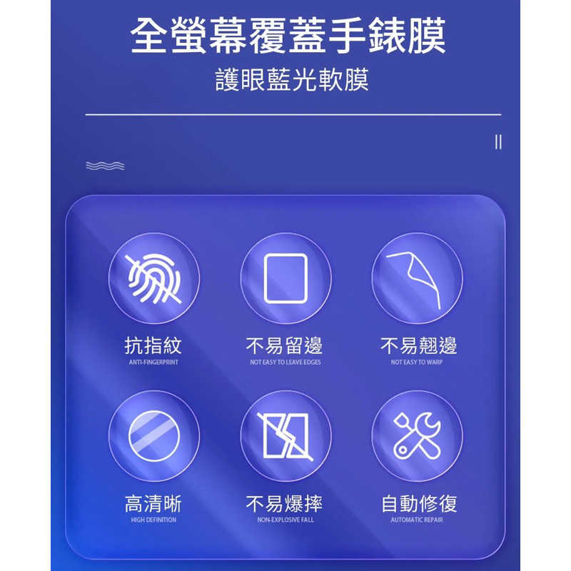 強強滾生活  小米手環8 護眼藍光軟膜 2片裝