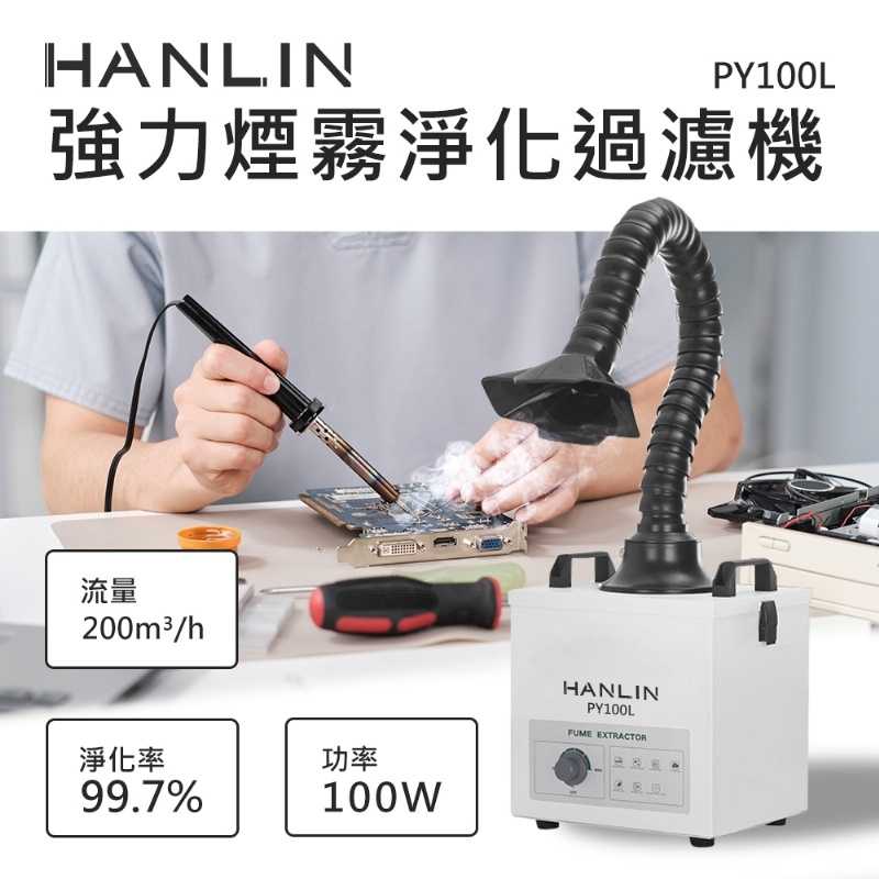 強強滾優選~ HANLIN 強力煙霧淨化過濾機