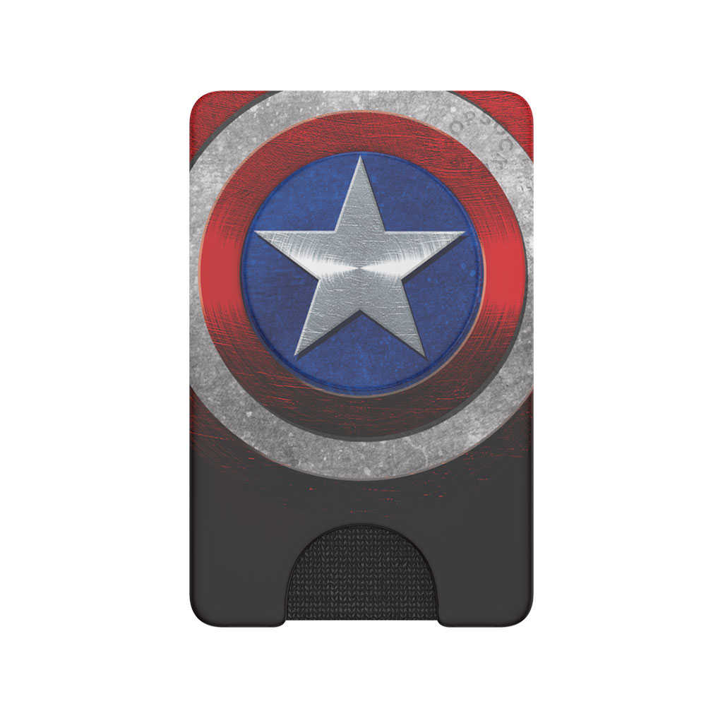 強強滾優選~美國隊長【PopSockets 泡泡騷二代 PopWallet +】泡泡騷卡夾 Plus