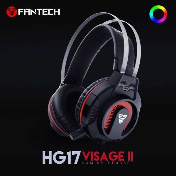 FANTECH HG17 多彩燈效立體聲耳罩式電競耳機 電競耳麥 耳罩耳機 50mm大驅動單體 強強