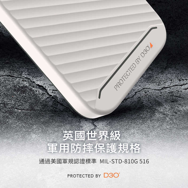 強強滾優選~ Gear4【iPhone 14 Pro Max 6.7吋】D3O® Denali Snap條紋灰色