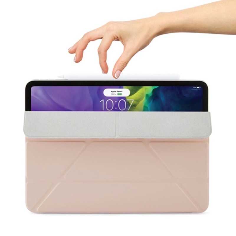 強強滾-PIPETTO iPadPro11吋(2代)iPadAir10.9吋 磁吸式保護套 粉色