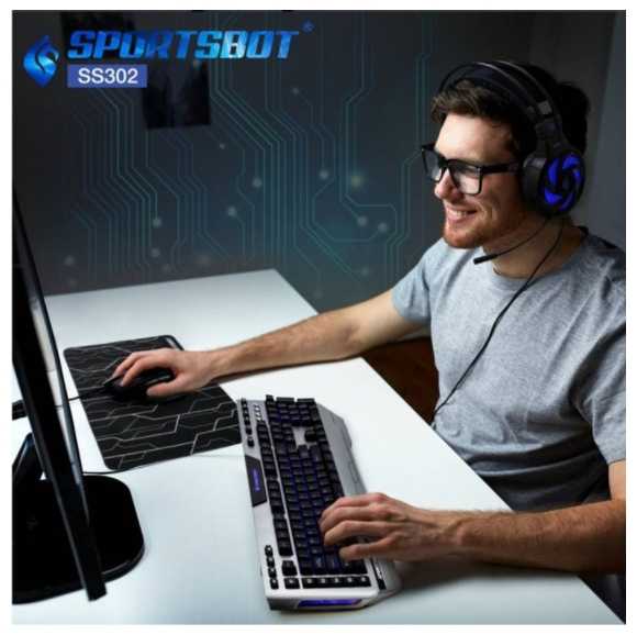 強強滾~美國聲霸SportsBotusb有線LED電競鍵盤燈光鍵盤快捷鍵設定遊戲鍵