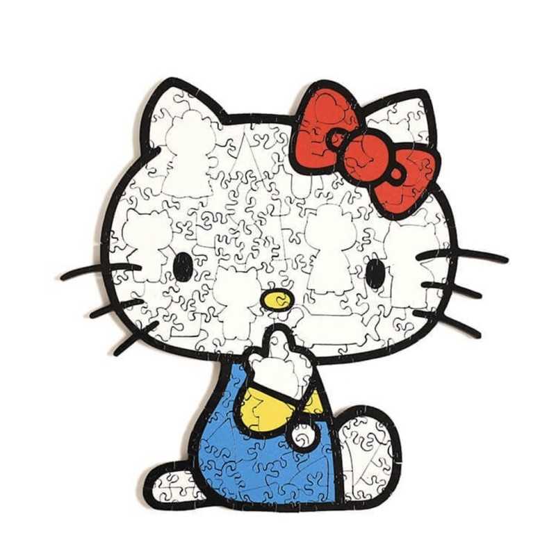 強強滾-怪奇拼圖壓克力框架/ Hello Kitty 海裡魚