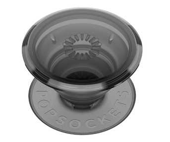 強強滾嚴選~【PopSockets 泡泡騷二代 PopGrip】美國 No.1 時尚手機支架半透煙黑