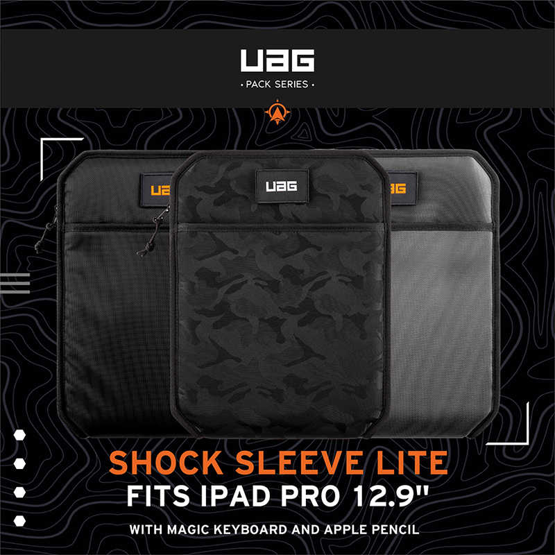 強強滾優選~ UAG iPad Pro 12.9吋（2020）耐衝擊保護套Lite-迷彩黑(UAG)