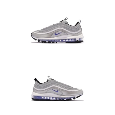 強強滾-【NIKE 耐吉】休閒鞋 Air Max 97 經典 運動 男鞋 復刻 氣墊 避震 銀彈 休閒穿搭 銀 紫