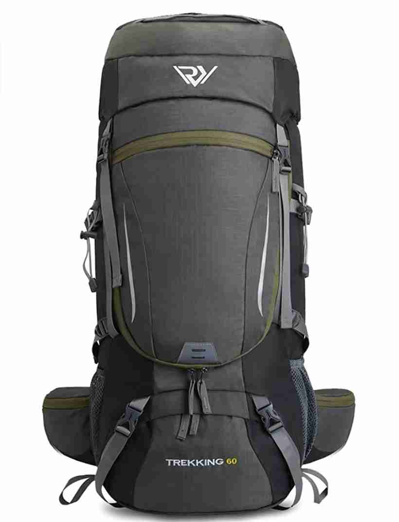 強強滾-60L 防水露營背包,健行背包,附防雨罩,戶外運動旅行輕便背包