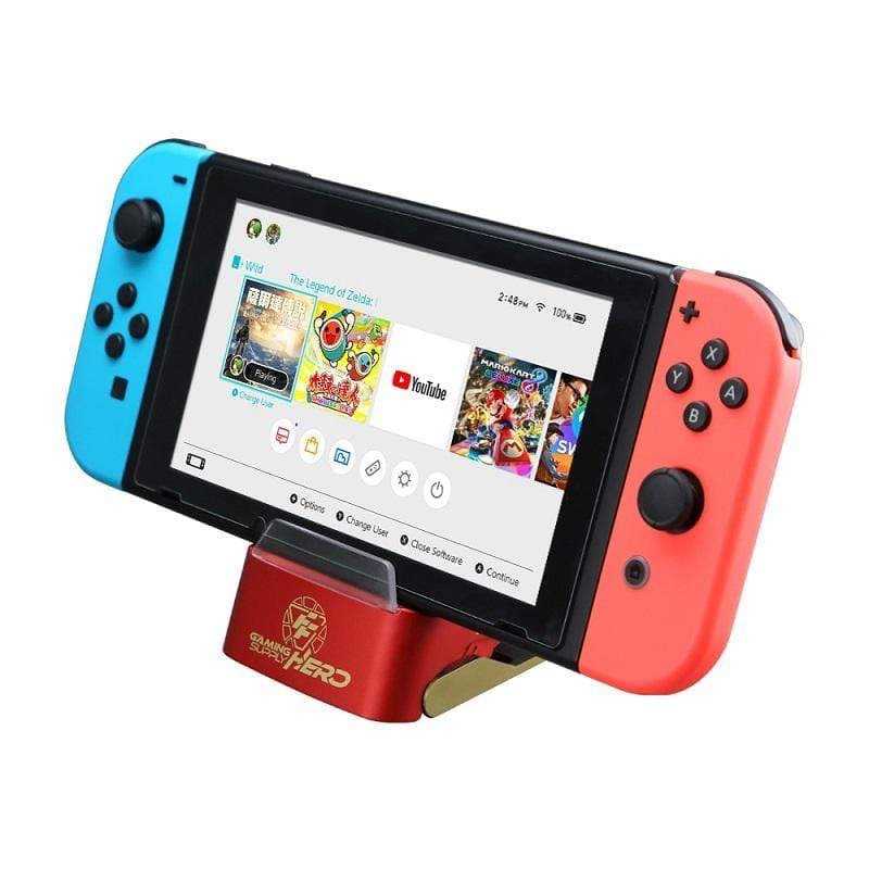 強強滾-Switch 藍芽多功能遊戲轉換TV、底座支架鋼鐵人英雄版