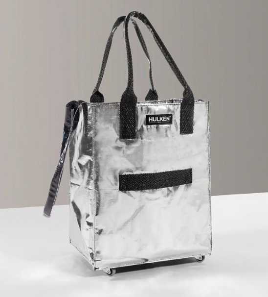 強強滾生活~HULKEN® 浩肯包 (銀)(中款) 購物袋 小拉車 推車 手提包 旅行