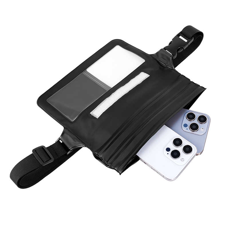 強強滾優選~【hoco.浩酷】HX51 悠享斜挎手機防水袋(黑色)