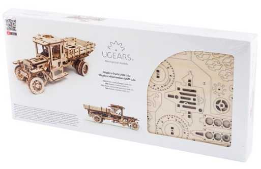 Ugears 自我推進模型 - 卡車全系列二件套組 (內含：四輪驅動卡車、卡車配件組)