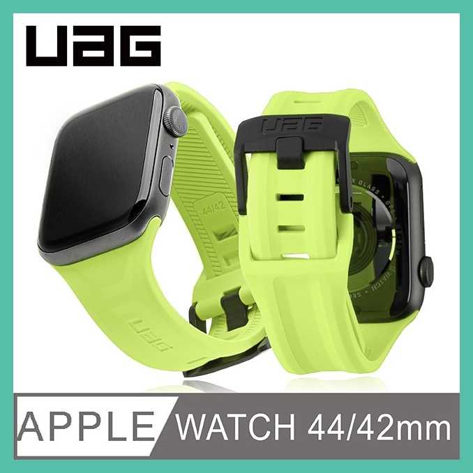 強強滾-UAG Apple Watch 42/44mm 潮流矽膠錶帶