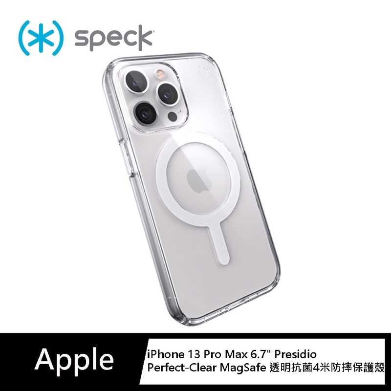 強強滾-Speck iPhone13 Pro Max Presidio Perfect-Clear MagSafe