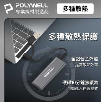 強強滾優選~ POLYWELL M.2 SSD行動硬碟外接盒