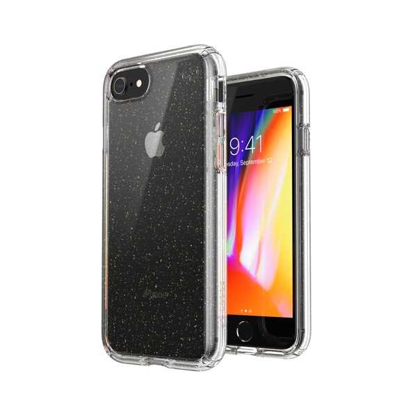 Presidio Perfect-Clear Gltr iPhone SE/8/7 抗菌透明/閃亮防摔殼(4米防摔)