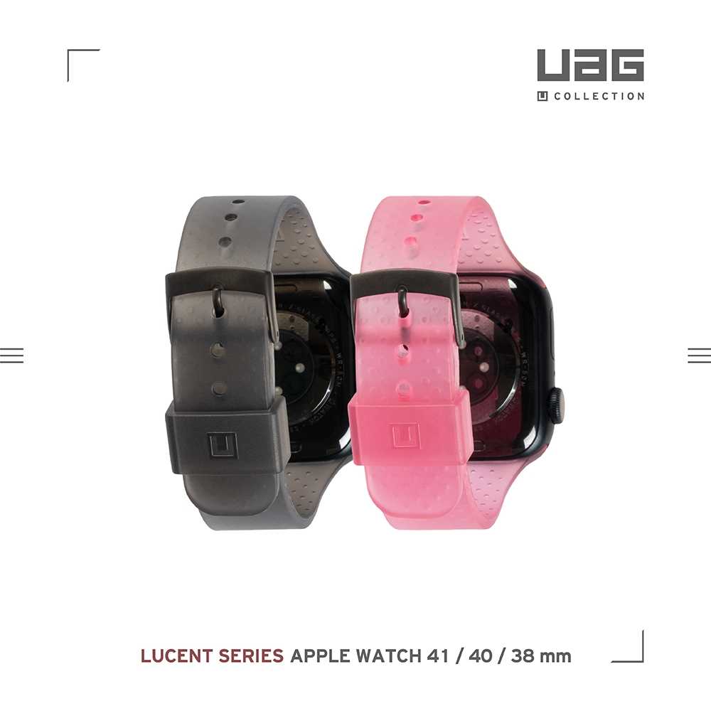 強強滾優選~ [U] Apple Watch 38/40/41mm 時尚亮透錶帶