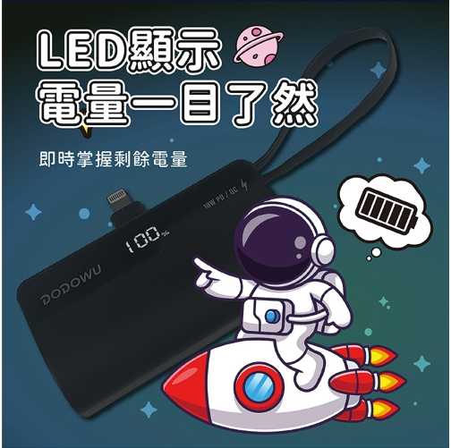 強強滾優選~【DODOWU嘟嘟屋】5000mAh口袋行動電源