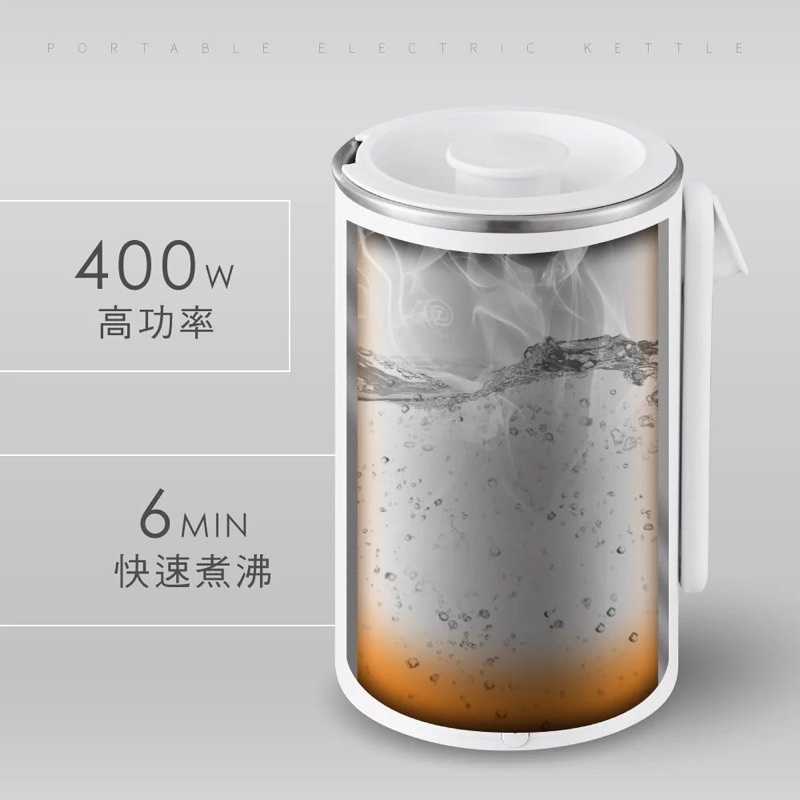 強強滾生活 KINYO 0.6L隨身不鏽鋼快煮壼 304不鏽鋼熱水壺 加熱壺 隨行旅行 露營 煮水煮咖啡 AS-HP65