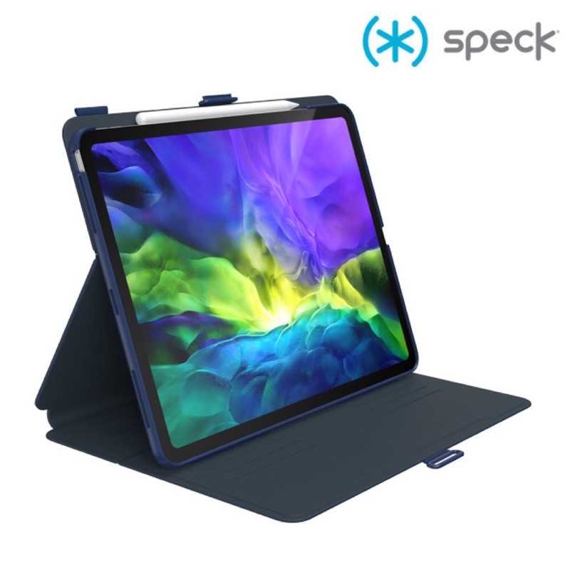強強滾-iPad Pro 11吋 第2代 Balance Folio 多角度側翻皮套 海軍藍/深灰色