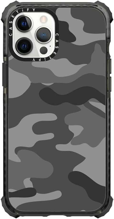 CASETiFY 手機殼 iPhone 12 Pro Max 保護殼 迷彩灰色