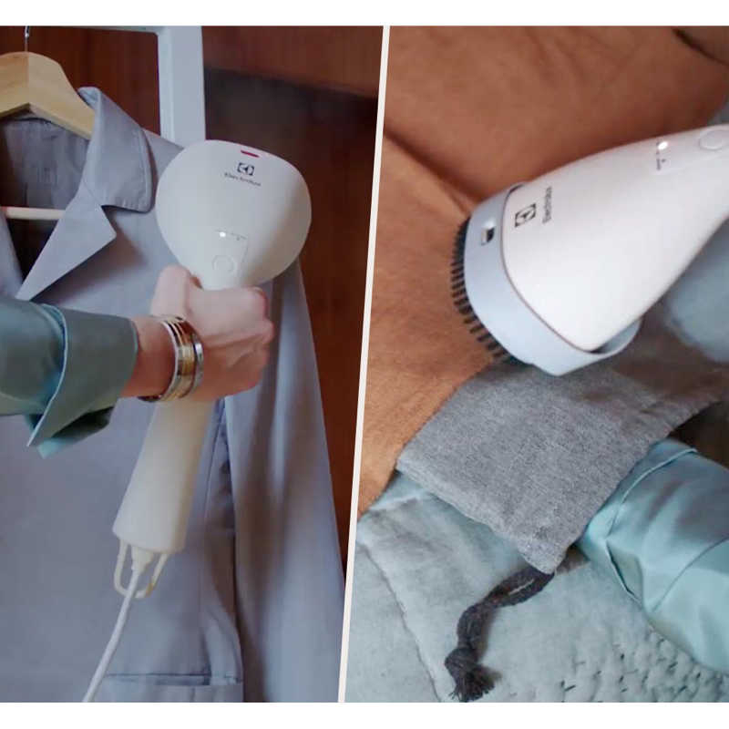 強強滾生活 【Electrolux 伊萊克斯】UltimateCare700 兩用式手持蒸氣掛燙機 燙斗