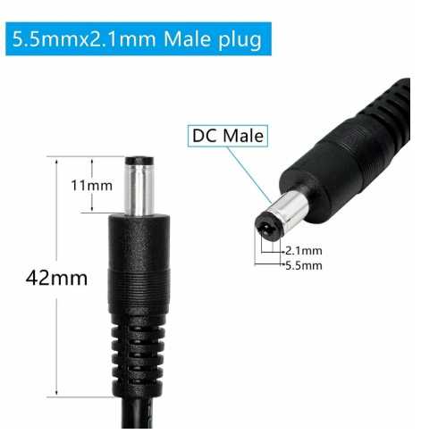 強強滾~【ENERGIEMAX】DC5.5*2.1mm DC公對公延長 DC電源公對公連接線