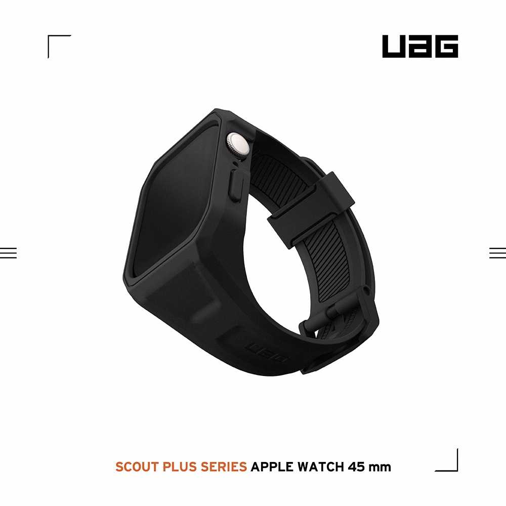 強強滾優選~ UAG Apple Watch 45mm 極簡保護殼潮流錶帶