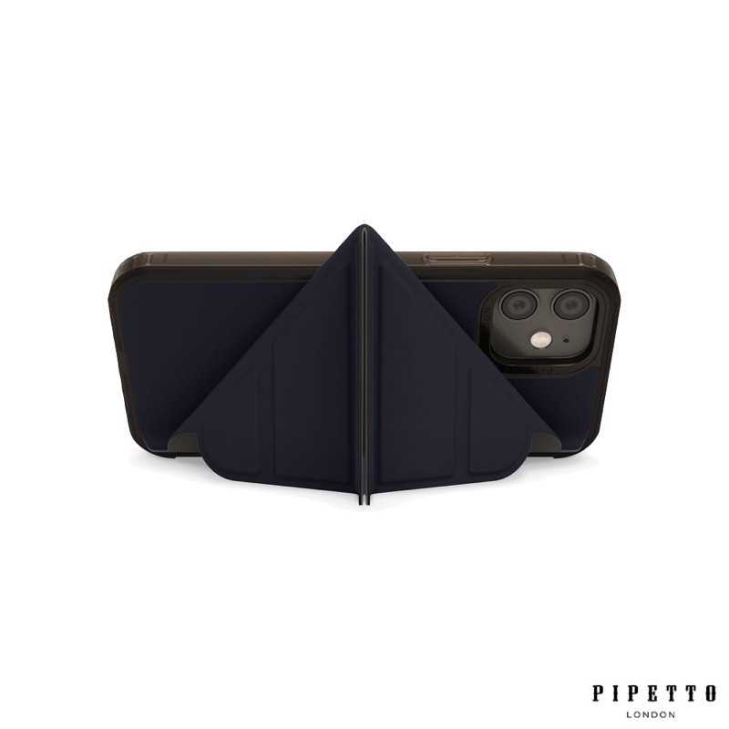 強強滾-Pipetto Origami Folio iPhone12 /12Pro6.1吋 多角度折疊皮套