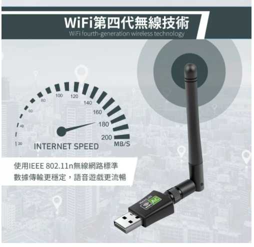 強強滾~HANLIN-Wi600TS 免驅動雙頻wifi網路接收器