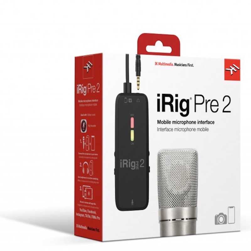 強強滾-IK Multimedia iRig Pre 2 行動錄音麥克風介面