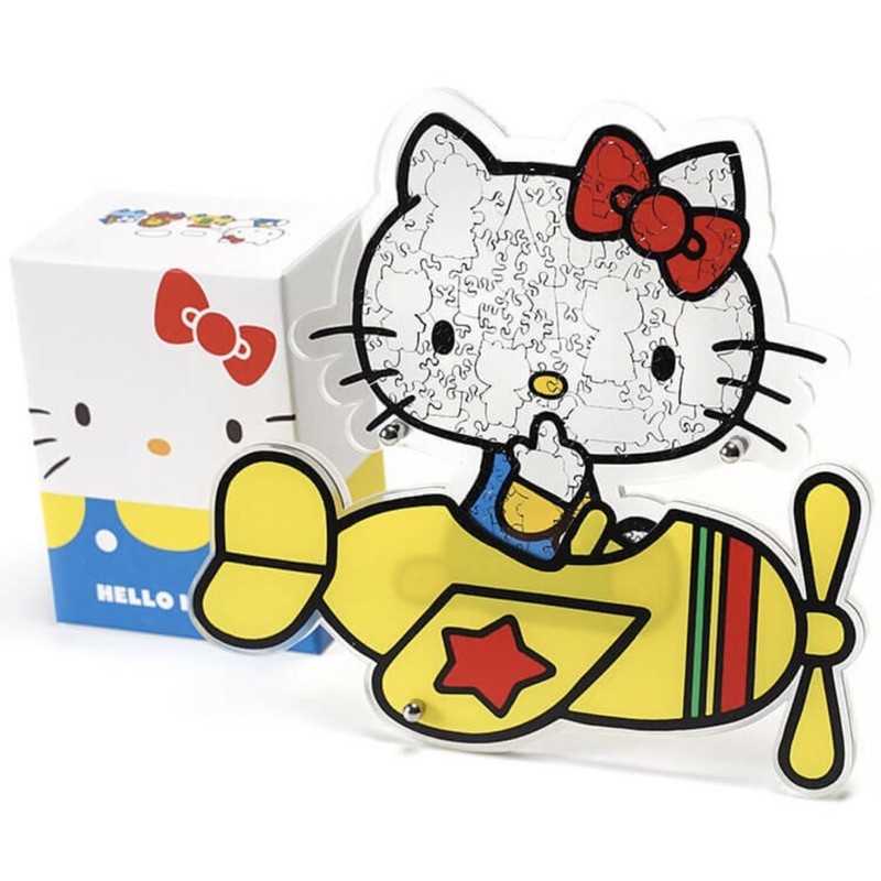 強強滾-怪奇拼圖壓克力框架/ Hello Kitty 海裡魚