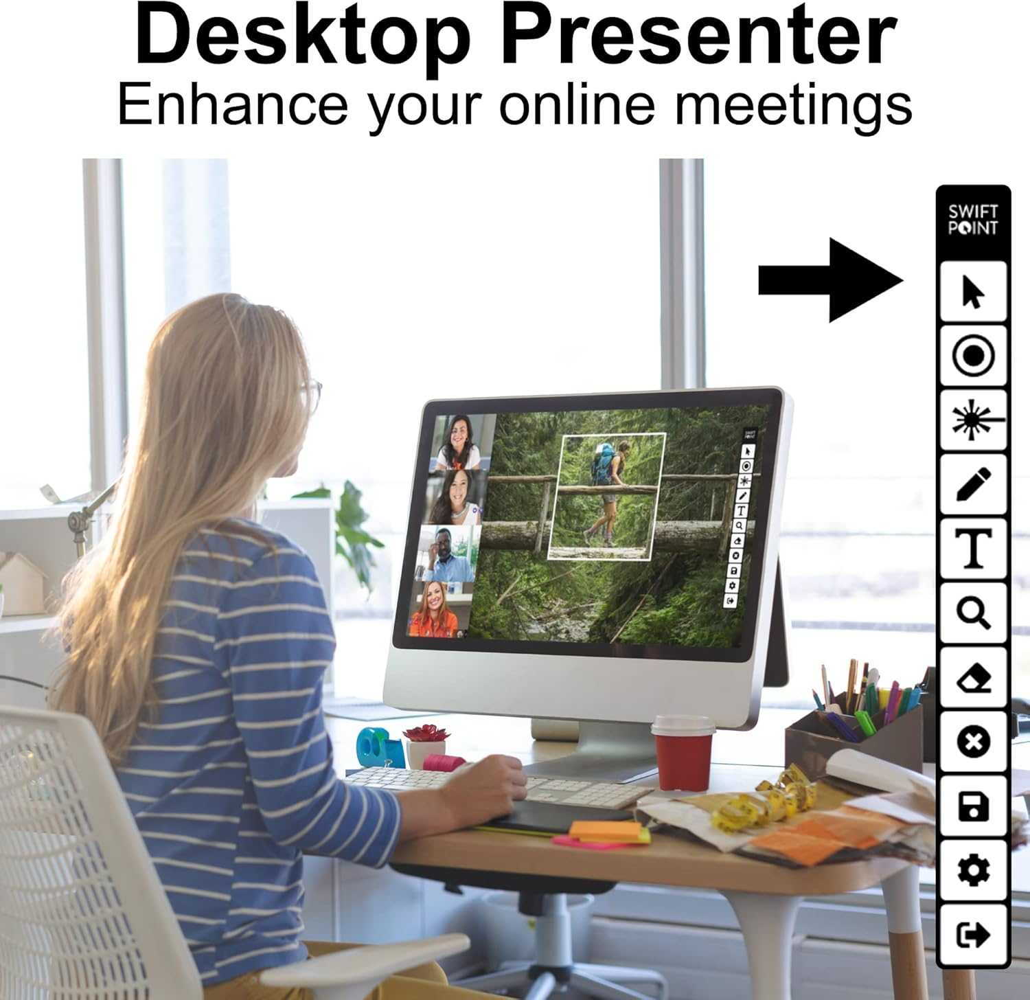 SWIFTPOINT gopoint 迷你無線滑鼠 螢幕觸控感 手機滑鼠 進階簡報筆