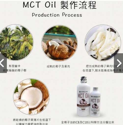 防彈咖啡MCT油,MCT Oil, (100% 椰子提煉) 防彈咖啡 生酮飲食 椰子油500ml