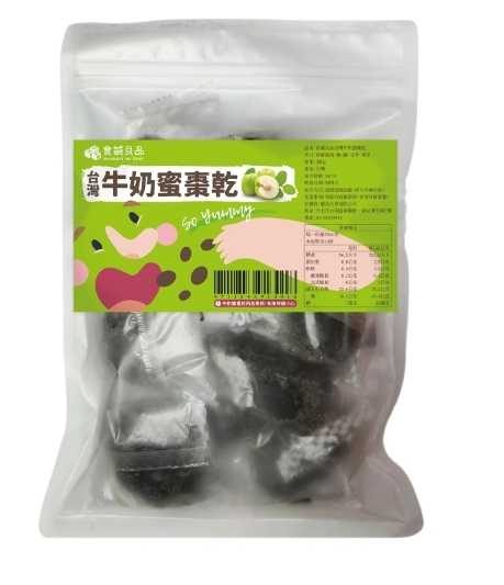 強強滾~【依琦匠子x食誠良品】台灣牛奶蜜棗乾2包一組