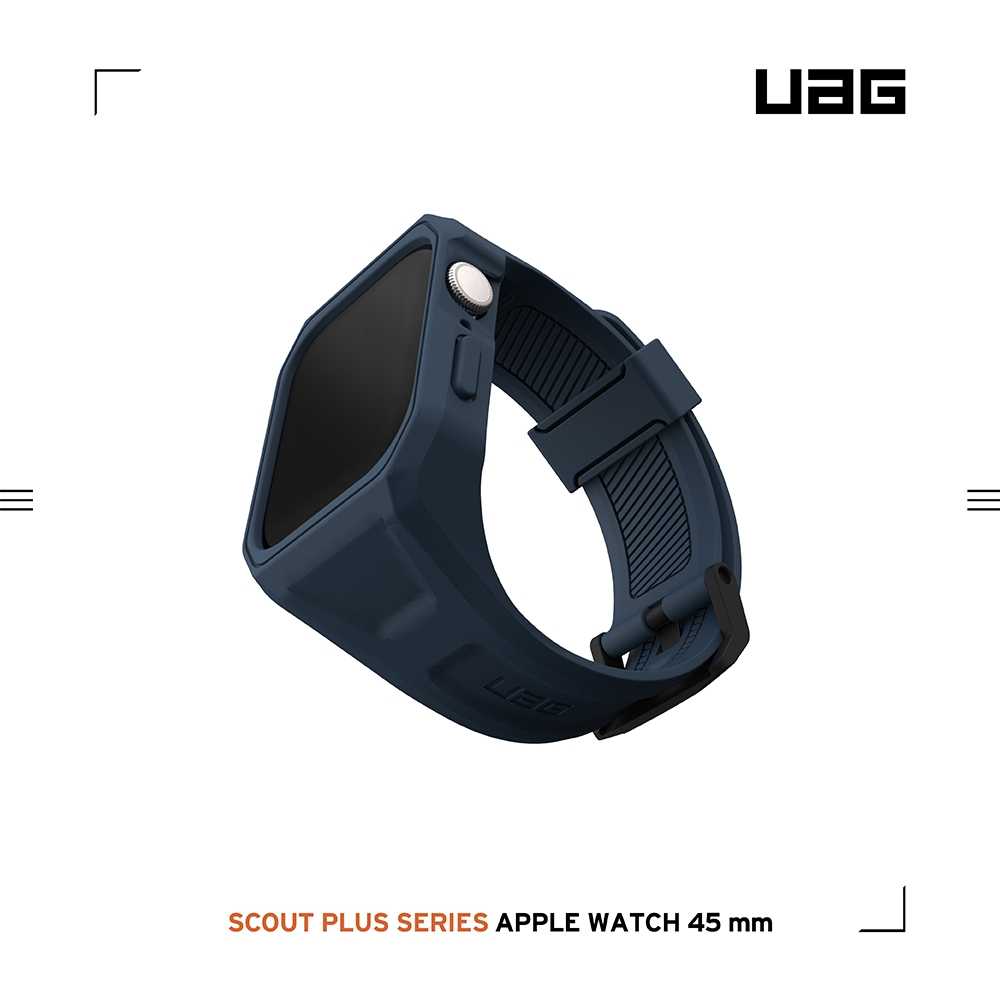 強強滾優選~ UAG Apple Watch 45mm 極簡保護殼潮流錶帶