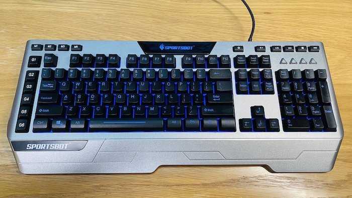 美國聲霸SportsBot usb有線LED電競鍵盤 燈光鍵盤 快捷鍵設定 遊戲鍵 強強滾