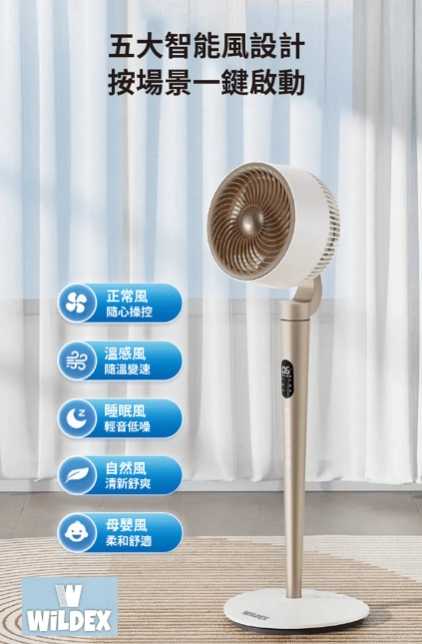 強強滾優選~【Wildex】Air31-BT 循環扇風扇電扇